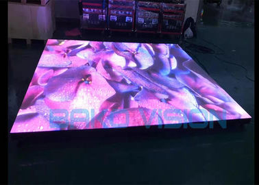 Waterproof Dance Floor Stage Rental LED Display Optional Interactive Effect 3.91mm