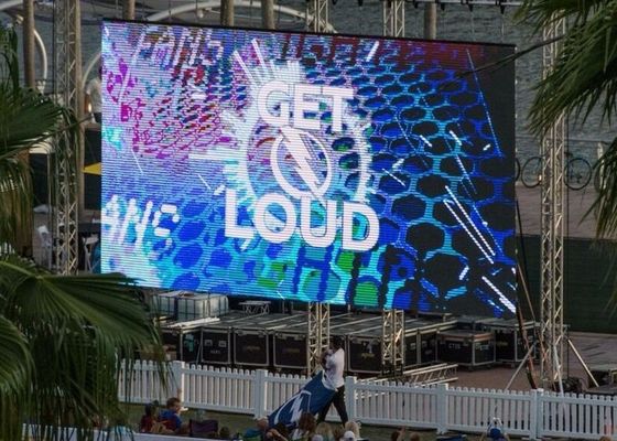 IP65 Outdoor Rental LED Display 6000 Nits Video Wall For Stage Performance
