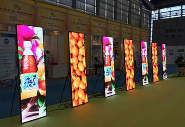 Full Color LED Commercial Poster Display P2.5 Indoor 600~800 Nits Brightness